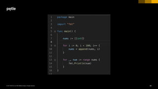 66INTERNAL© 2017 SAP SE or an SAP affiliate company. All rights reserved. ǀ
pętle
 