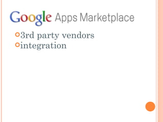3rd party vendors integration 