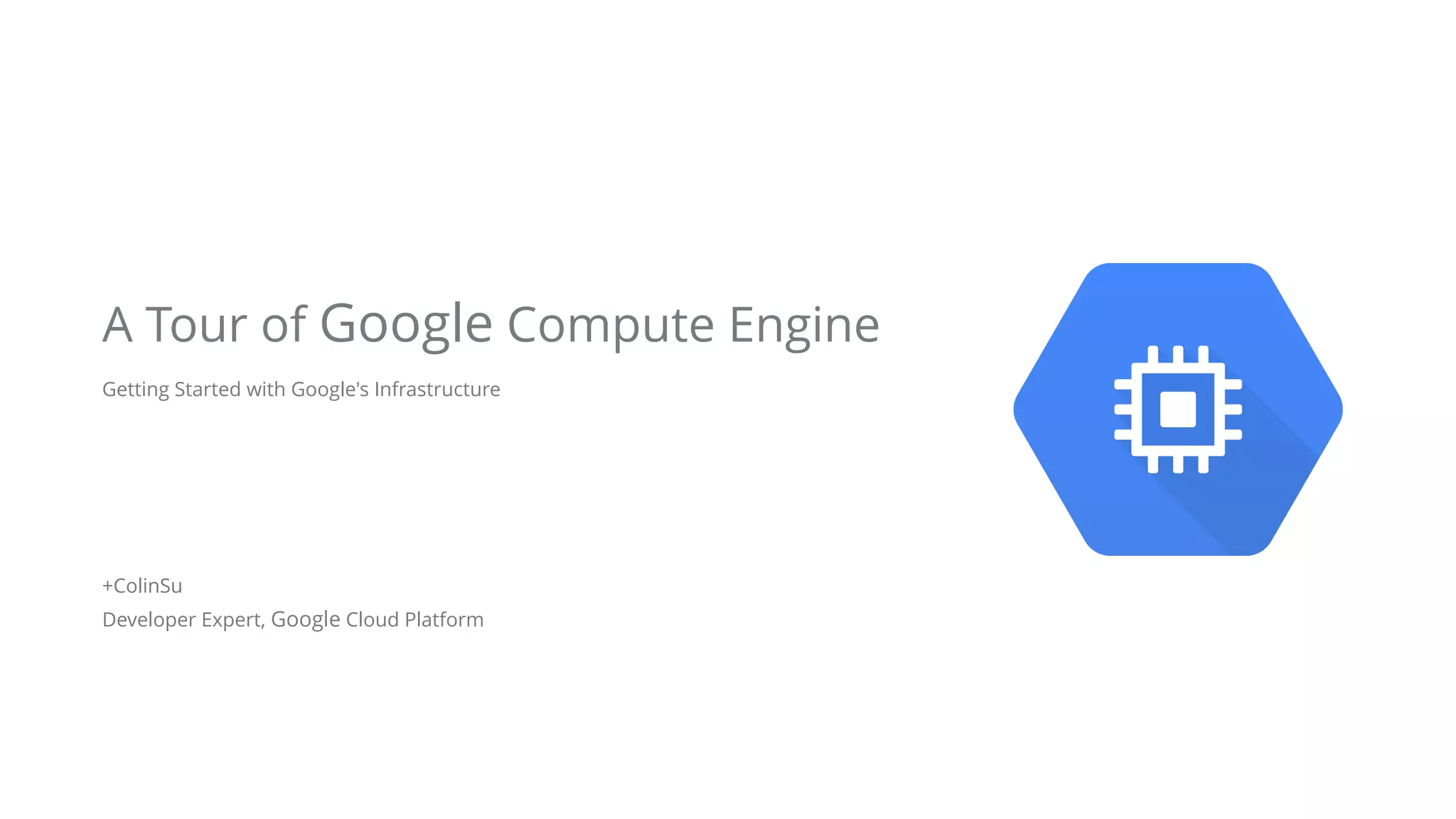 Introduction to Google Compute Engine | PPT
