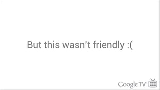 But this wasn’t friendly :(
 