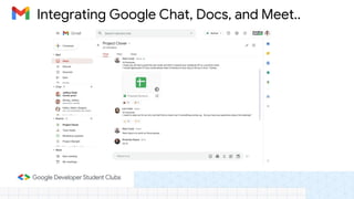 Integrating Google Chat, Docs, and Meet..
 