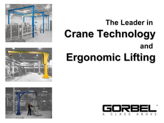 The Leader in   Crane Technology   and   Ergonomic Lifting 