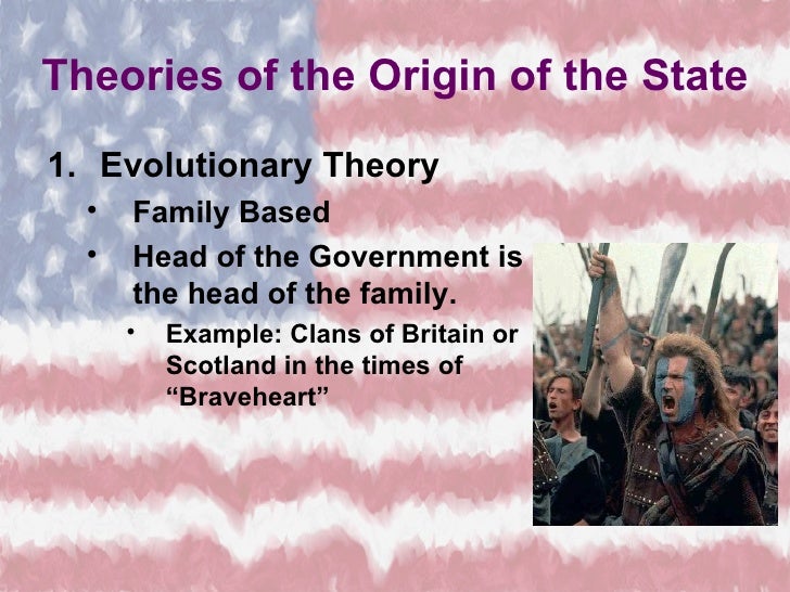 evolutionary theory examples in government