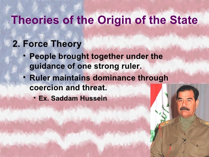 what is evolutionary theory government