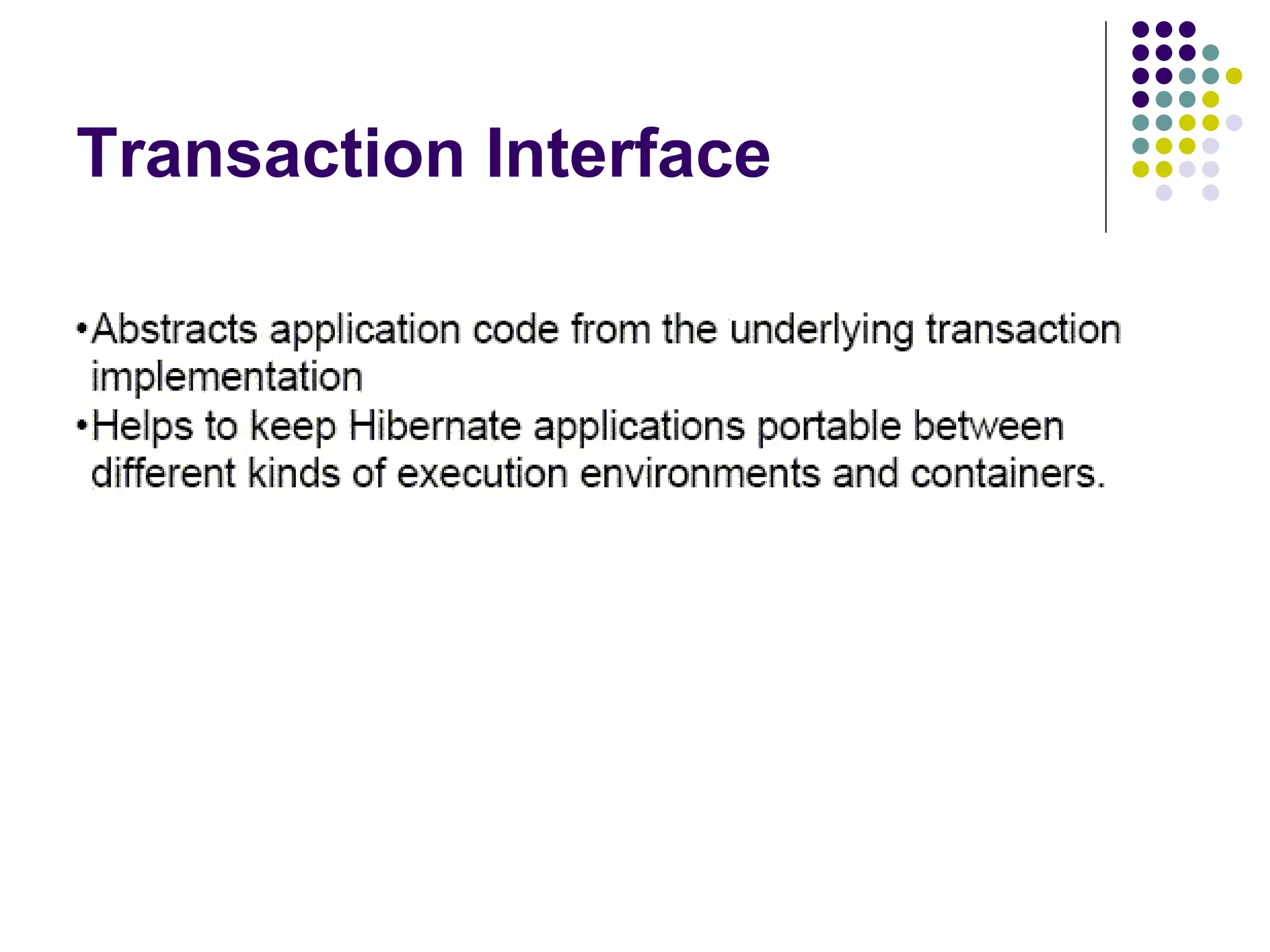 Transaction Interface 