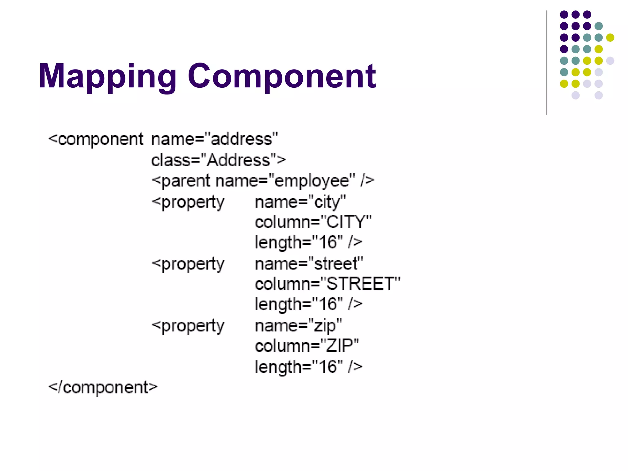 Mapping Component 