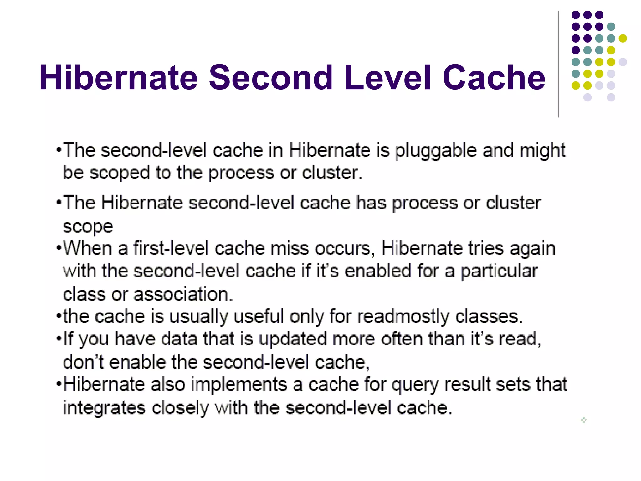 Hibernate Second Level Cache 