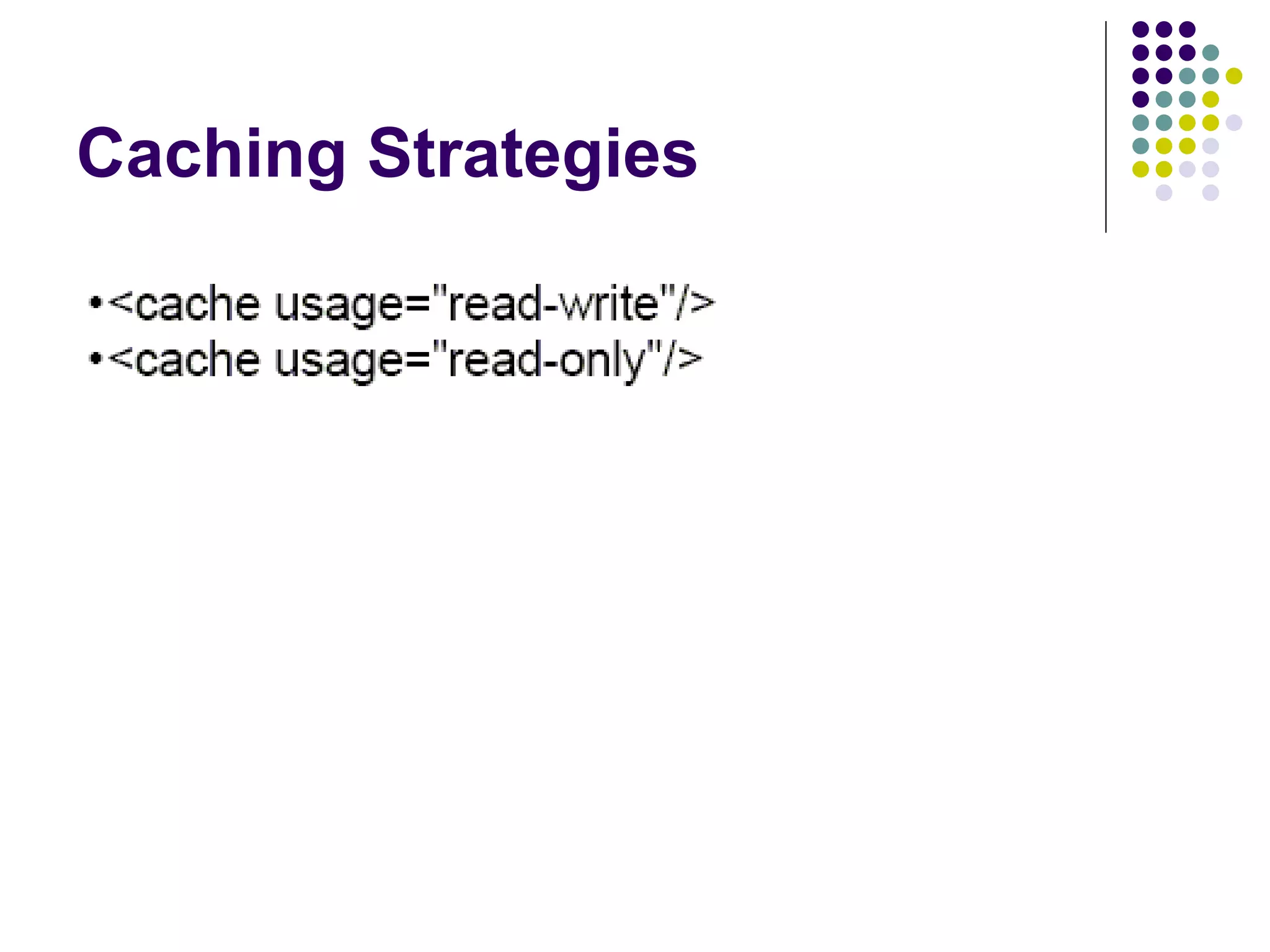 Caching Strategies 