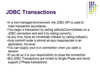 JDBC Transactions 