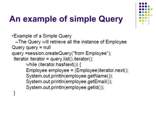 An example of simple Query 