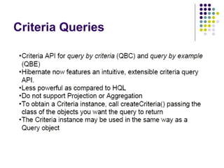 Criteria Queries 