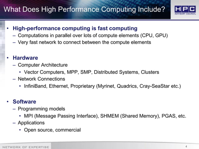 Introduction to High Performance Computing