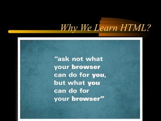 Intro to html | PPT