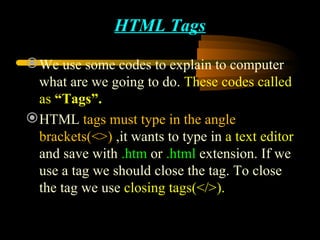 Intro to html | PPT
