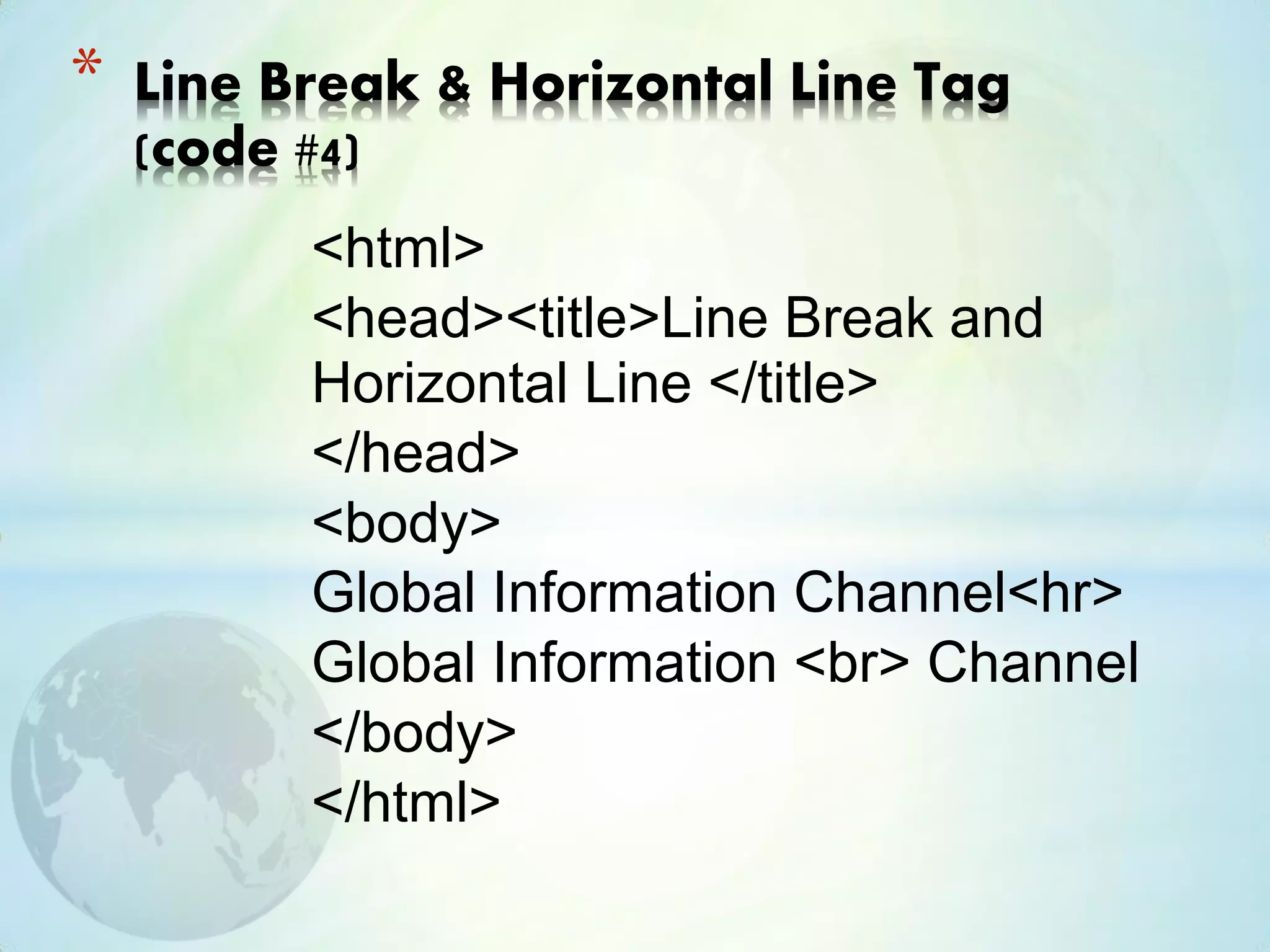 Intro to html revised2 | PPT
