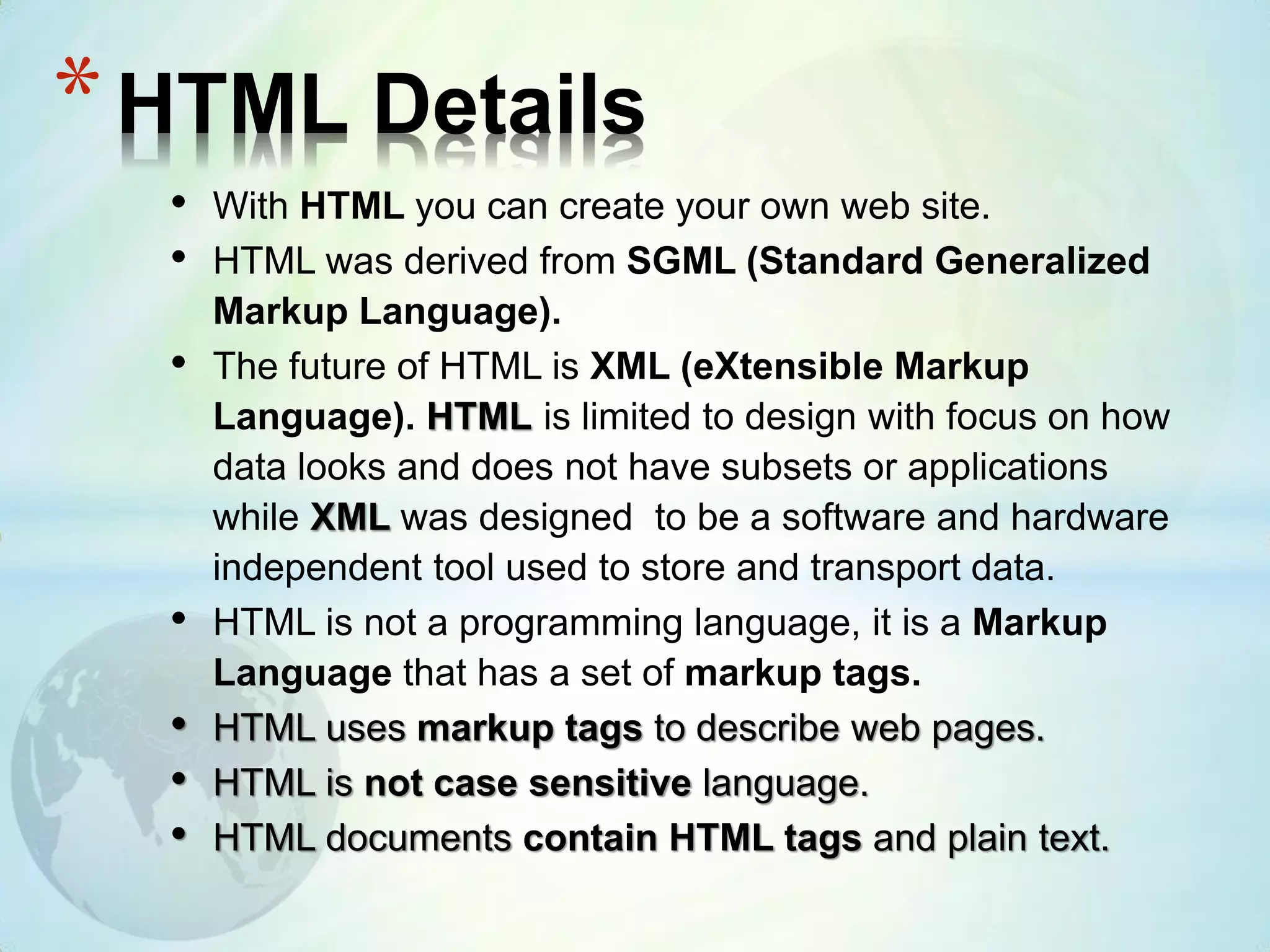 Intro to html revised2 | PPT