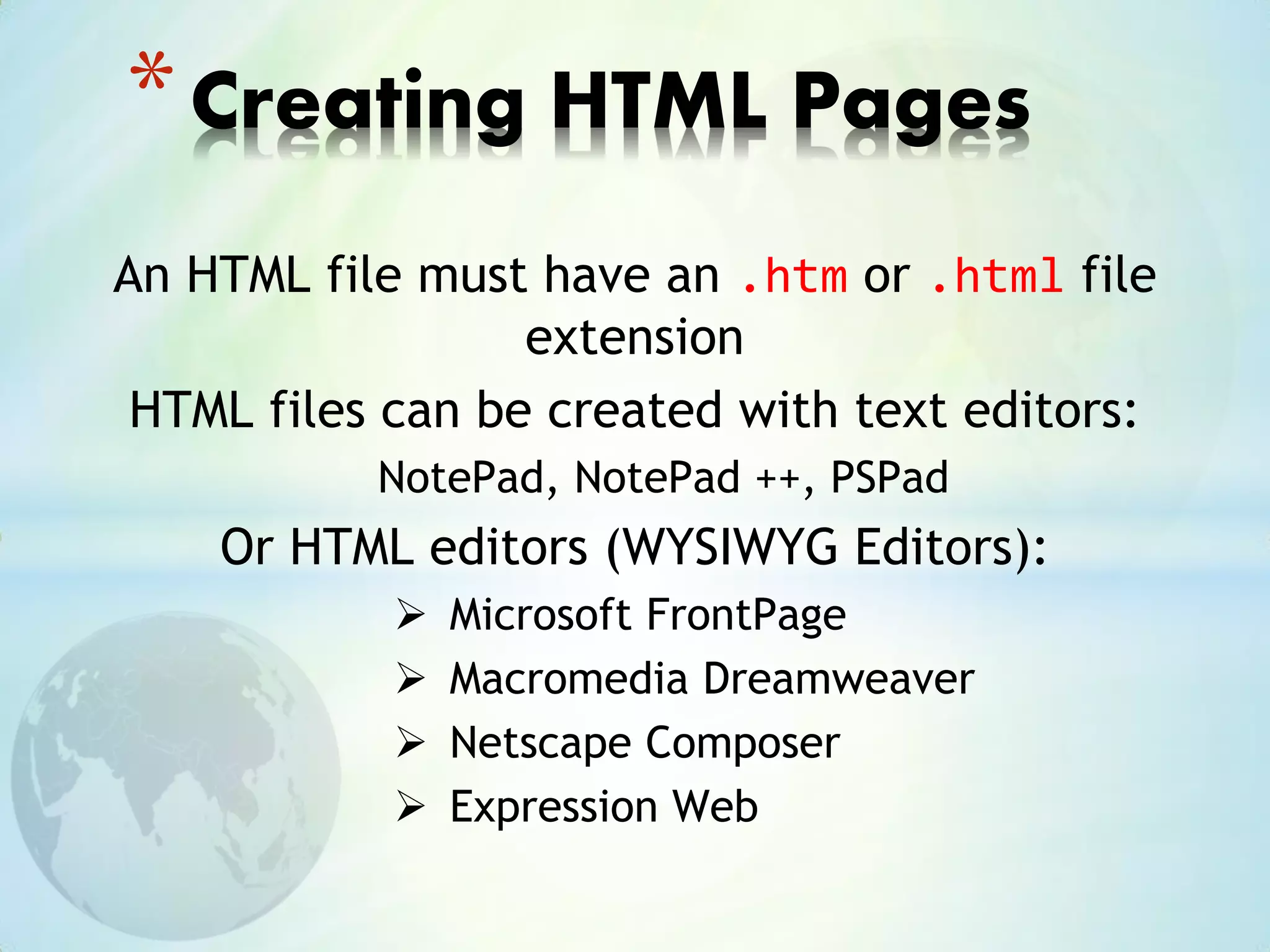 Intro to html revised2 | PPT