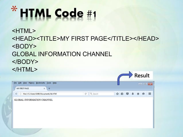 Intro to html revised2 | PPT