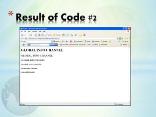 *Result of Code #2
 