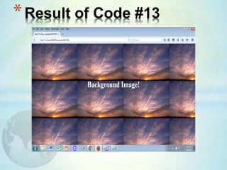 *Result of Code #13
 
