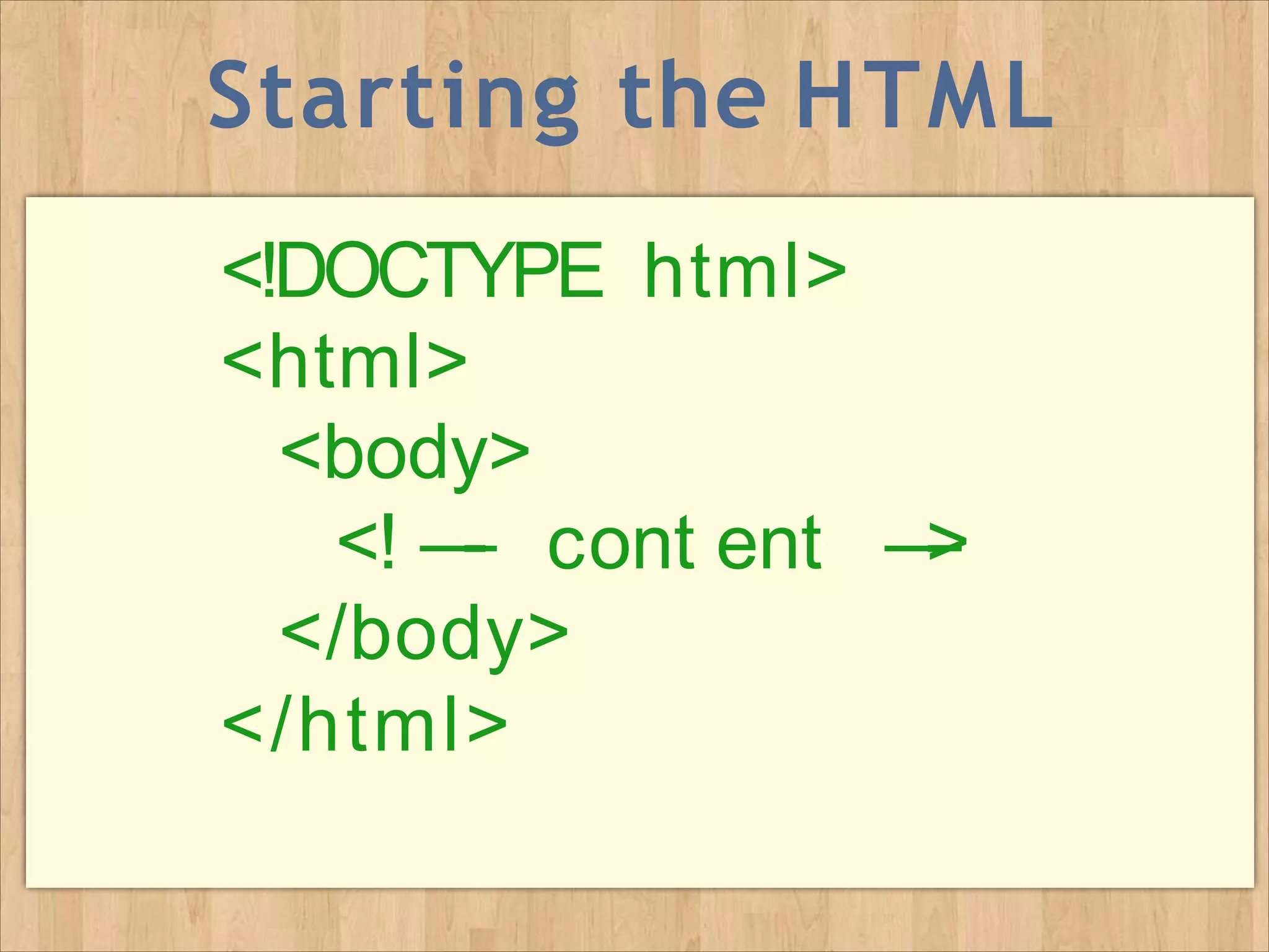 Introduction to HTML | PPTX | Web Design and HTML | Internet