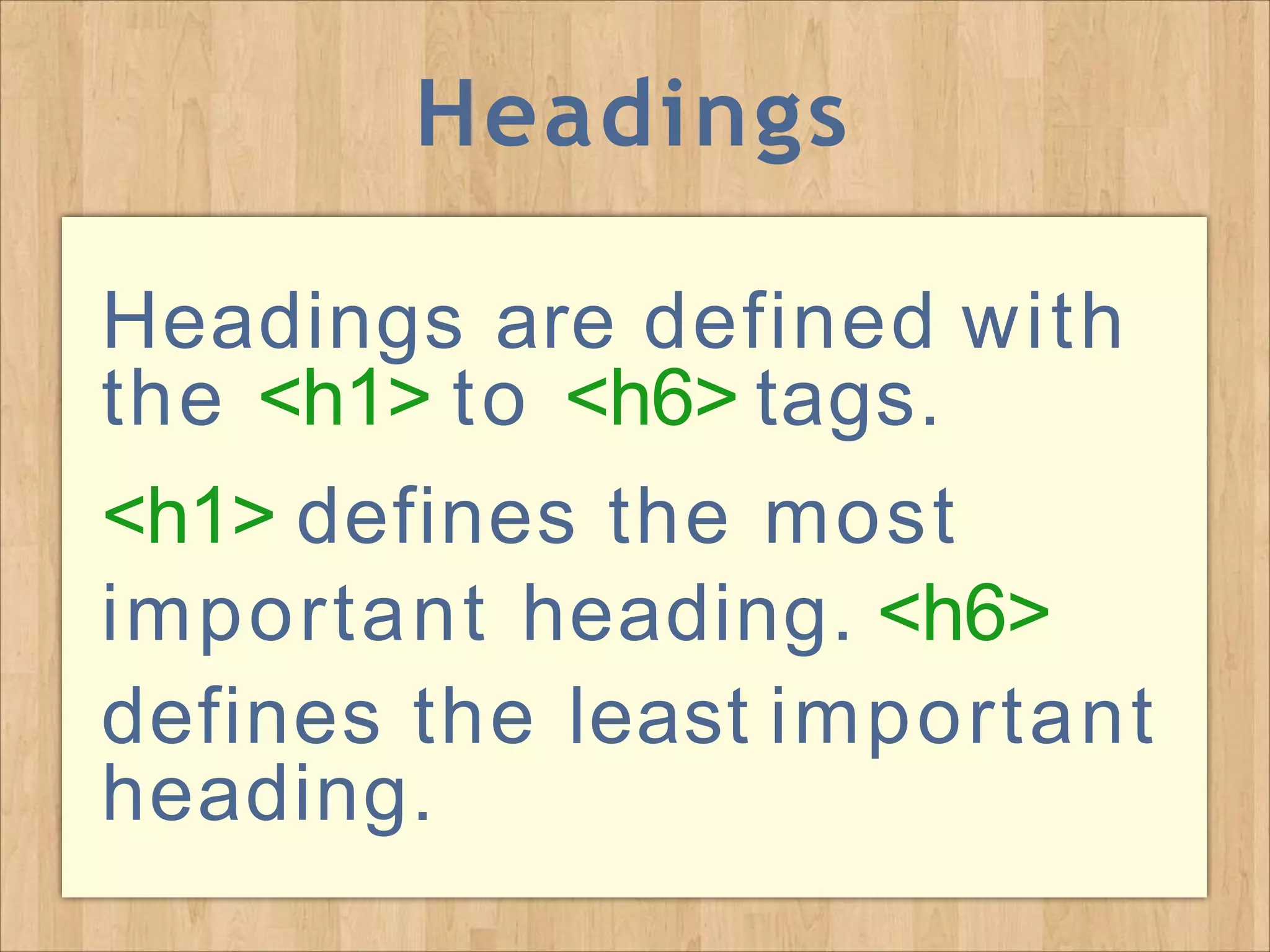 Introduction to HTML | PPTX | Web Design and HTML | Internet