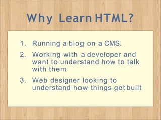 Introduction to HTML | PPTX
