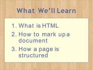 Introduction to HTML | PPTX | Web Design and HTML | Internet