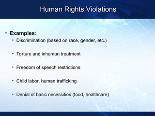 Introduction to Human Rights Describing Human.ppt