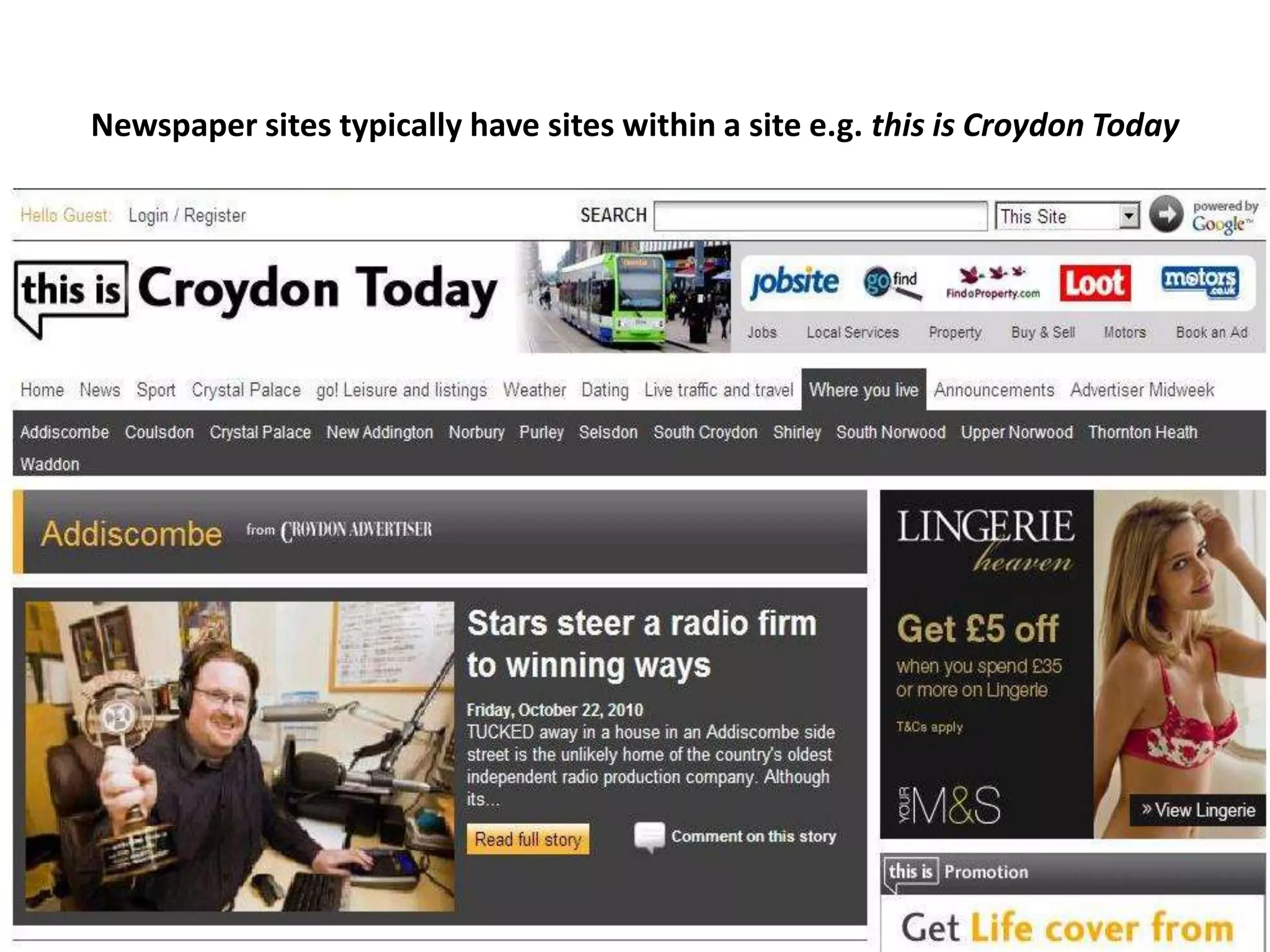 Still small fry…Why?It’s pretty new, so low awareness. 7% awareness amongst adults in US, April 2010.Low understanding of benefits. Low numbers vs. critical mass.“None of  my friends are on it. so what’s the point?”	Not enough businesses /deals to merit signing up.4.	Privacy“The danger is publicly telling people where you are. This is because it leaves one place you're definitely not... home.” http://pleaserobme.com/5.	Big brands late to the party But large user base may mean leapfrogging  more ‘established’ services.