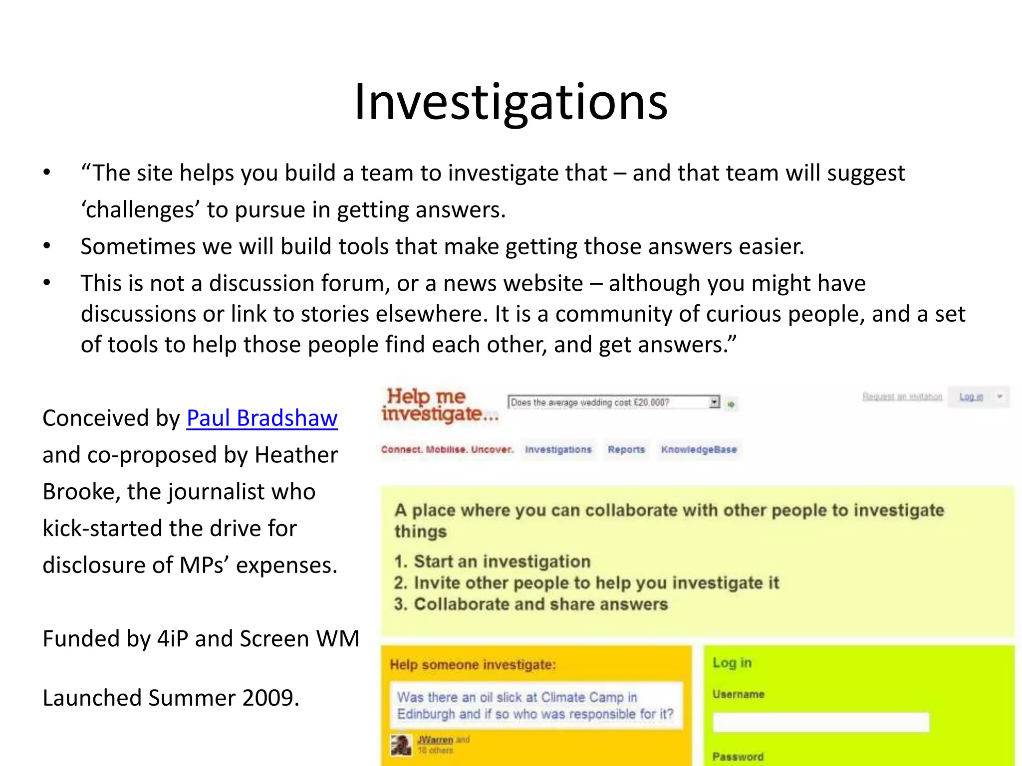 Newspapers going hyper-localSmaller titles have always existed alongside bigger ones. Examples of new initiatives include: Associated Northcliffe Digital23 Localpeople projects launched in 2009, mostly in the South West. Associated says Localpeople has grown on average 22% p/m. Now has 100 websites.Aims to expand to 200  by Summer 2011.Guardian LocalDesigned to bring “a small-scale community approach to local newsgathering” in Edinburgh, Leeds and Cardiff . Each location has a dedicated beatblogger working in communities, finding stories and using mySociety tools, e.g. TheyWorkForYou.com and FixMyStreet.com. Trinity MirrorTeesside Gazette, has 10 online hyperlocal blogs, which each focus on a single postcode and are run by unpaid volunteers.  Sites like that for the TM owned Uxbridge Gazette also contains links to hyper-local platforms. 