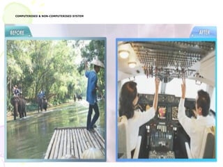 54
COMPUTERISED & NON-COMPUTERISED SYSTEM
 