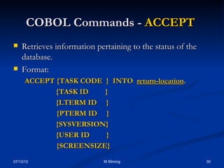 Intro To IDMS | PPT