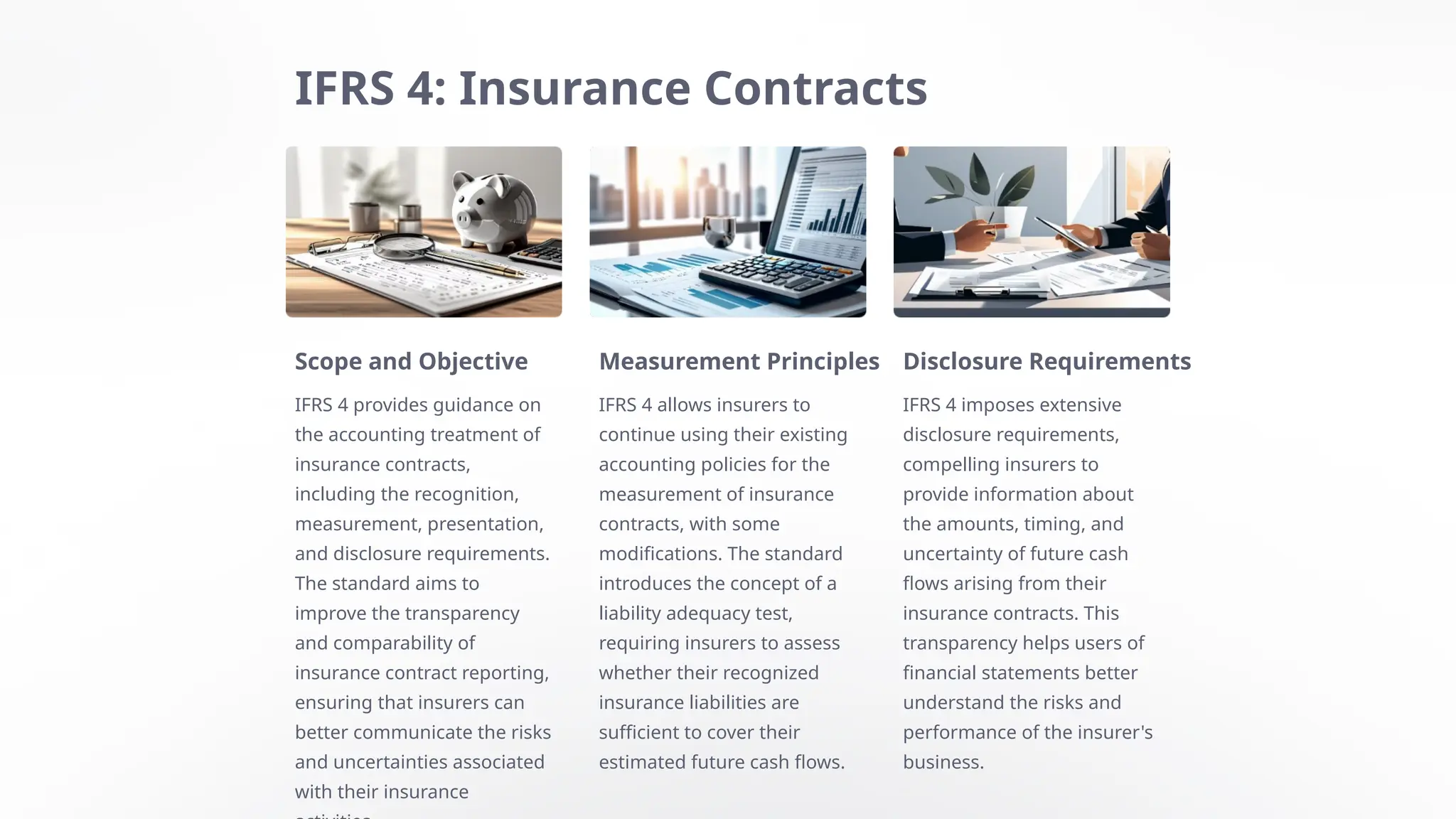 Group Insurance Measurement System Introduction to the International financial reporting standards | PPTX
