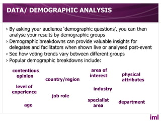 Demographic Insight Wheel Example Introduction to iml keypads | PPS