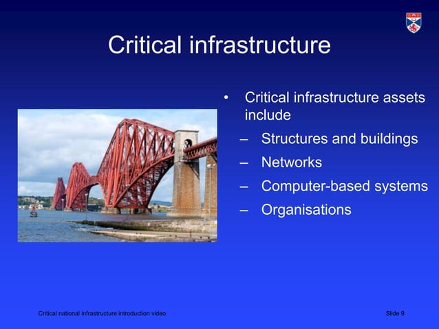 CRITICAL NATIONAL INFRASTRUCTURE DEFINITION UK visual data 6