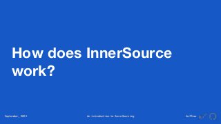 Intro to InnerSource | PDF