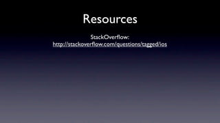 Intro to iPhone Development