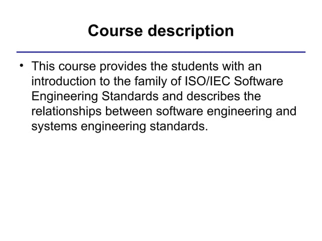 Intro to ISO-IEC SE standards 02RO reviewer | PPT | Free Download
