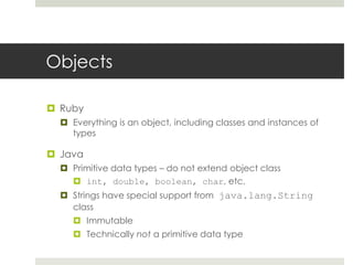 Intro to Java | PPT