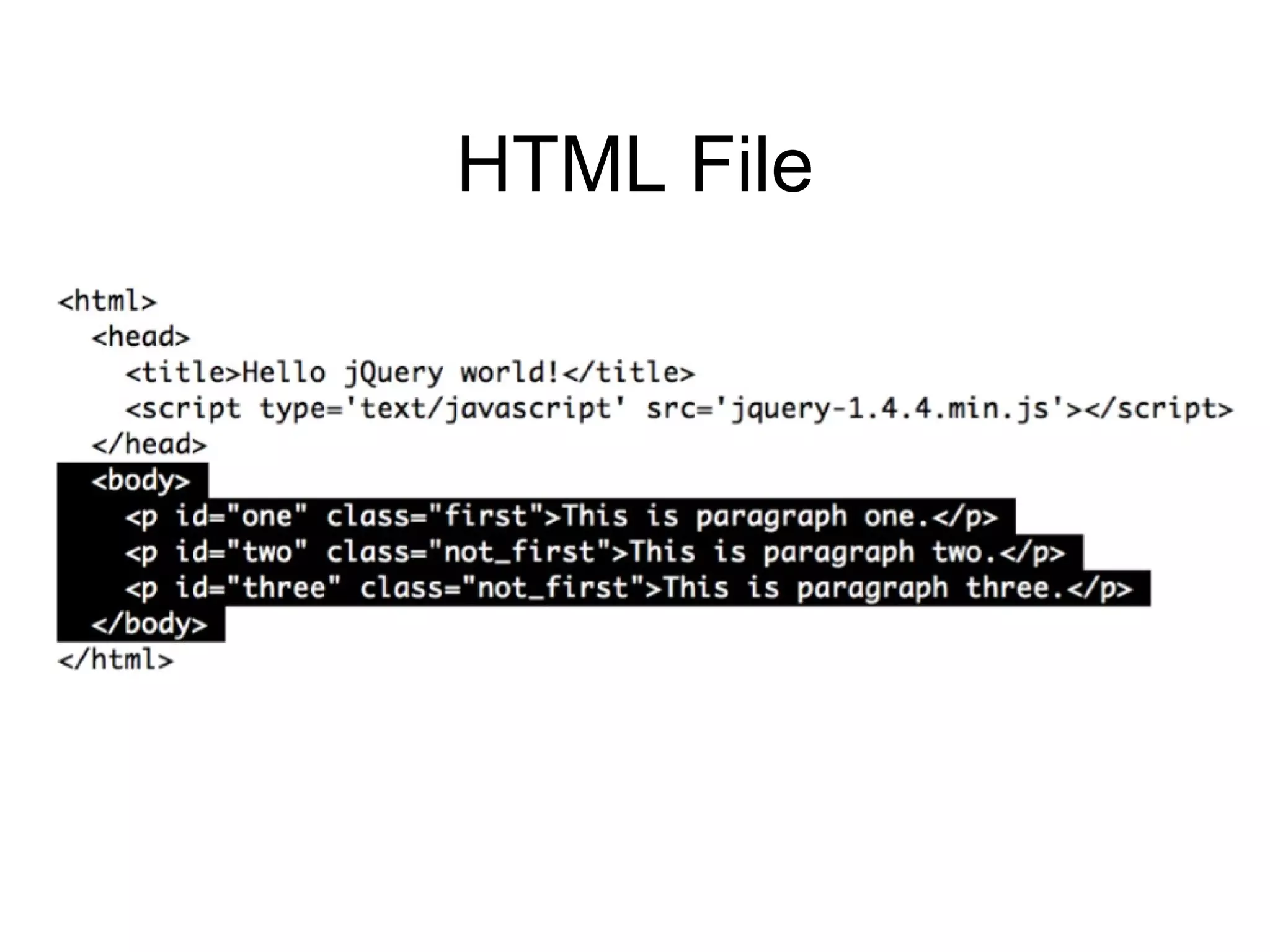 HTML File 