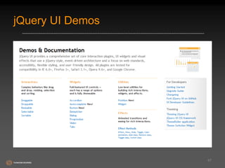 jQuery UI Demos 
67 
 