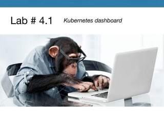 Lab # 4.1 Kubernetes dashboard
 