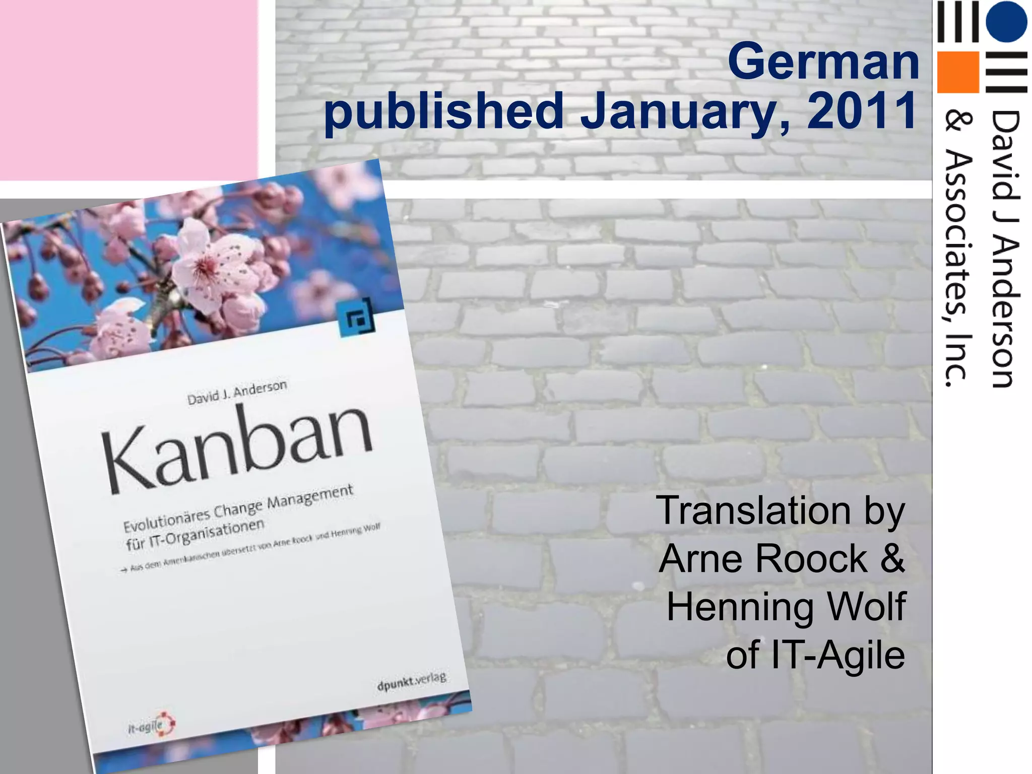 German
published January, 2011




            Translation by
            Arne Roock &
            Henning Wolf
                of IT-Agile
 