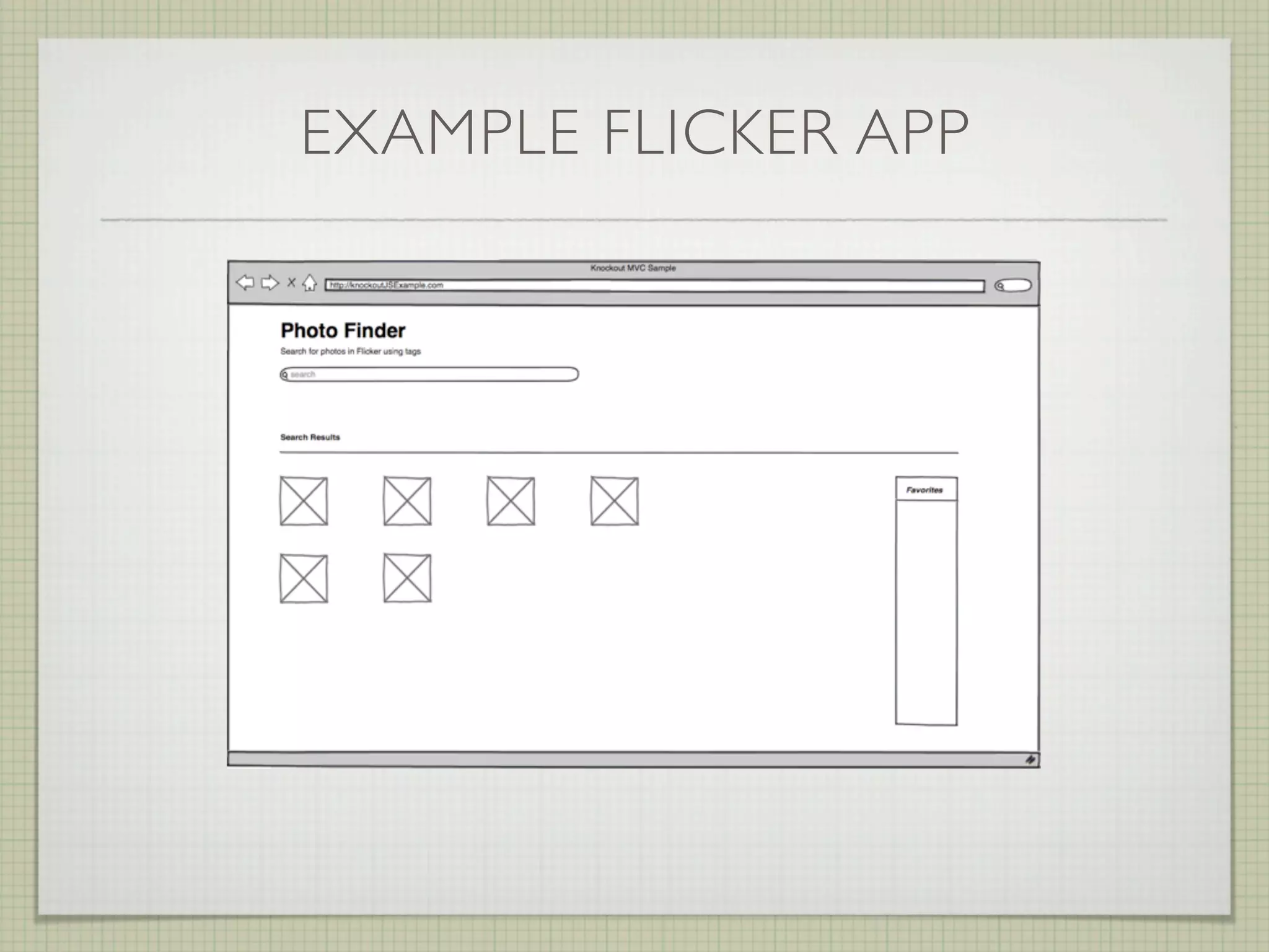 EXAMPLE FLICKER APP
 