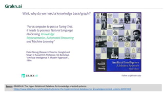 Grakn.ai
Source: GRAKN.AI: The Hyper-Relational Database for knowledge oriented systems:
https://www.slideshare.net/GraknLabs/graknai-the-hyperrelational-database-for-knowledgeoriented-systems-80937069
 