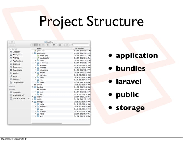 Intro to Laravel PHP Framework | PPT