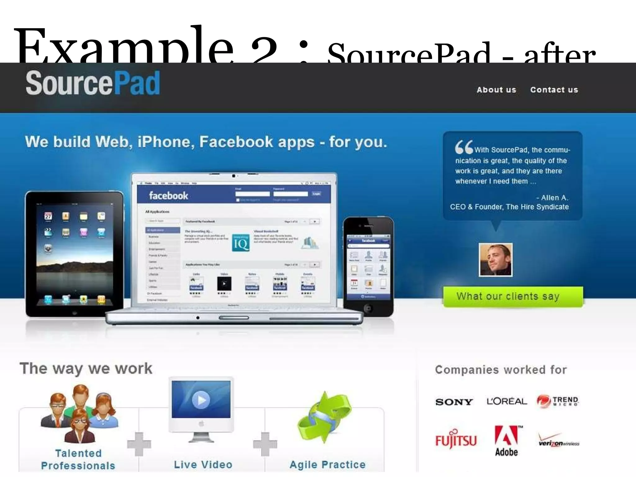Example 2 :  SourcePad - after 