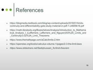 introduction to limit and continuity(both are basic concept of ...