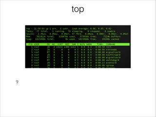 Intro to linux performance analysis | PDF